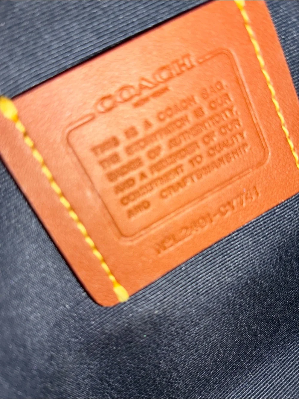 Coach mini satchel